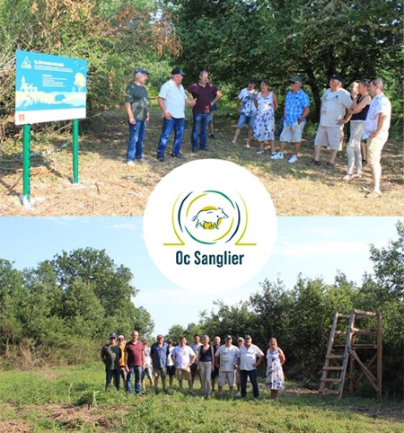 OC SANGLIER : Inauguration des travaux sur la commune de Montbartier (82)