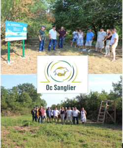 OC SANGLIER : Inauguration des travaux sur la commune de Montbartier