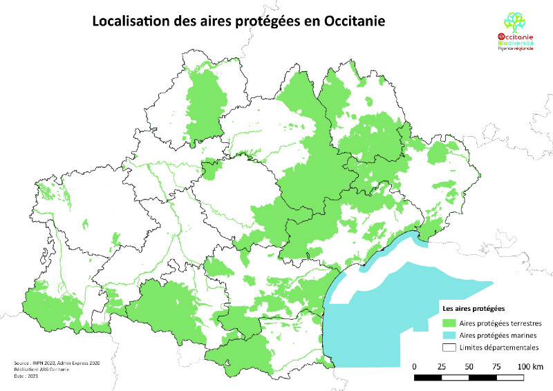 Cynep - Aires protégées en Occitanie