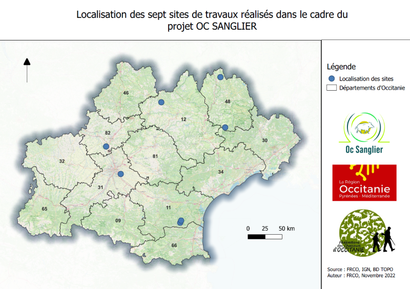 Sites d'expertise Oc Sanglier