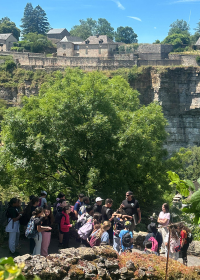 Le collège des 4 saisons dans le canyon de Bozouls