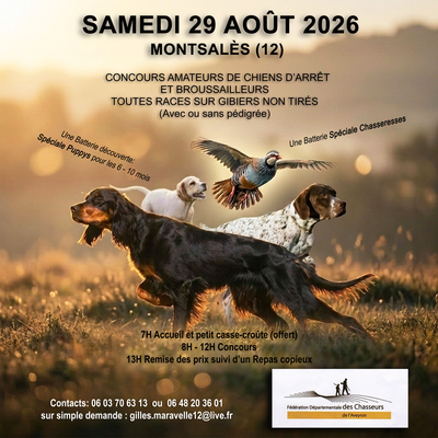 Concours de chien de Montsales