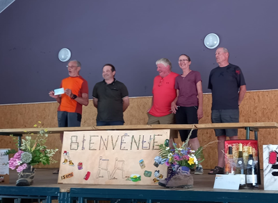Les chasseurs du GPC du Mousse font un don à « Rando Rance et Vallons »