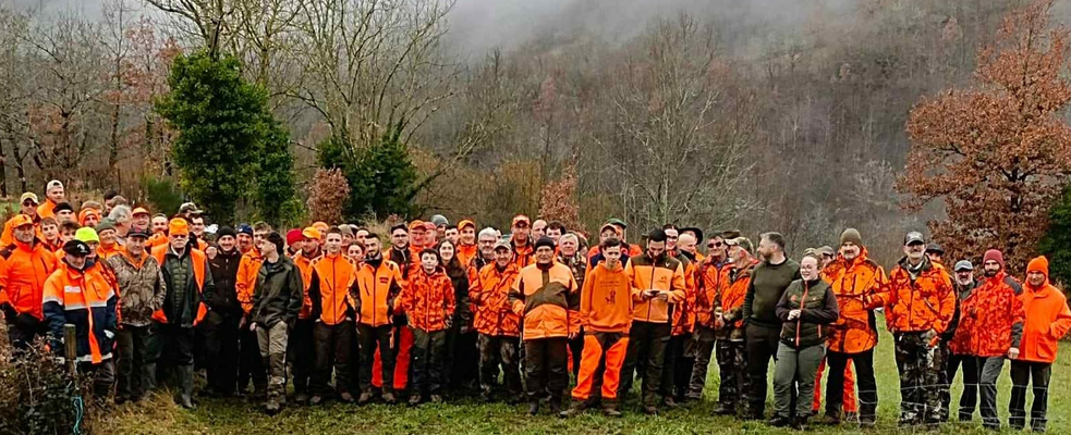 La chasse entre copains