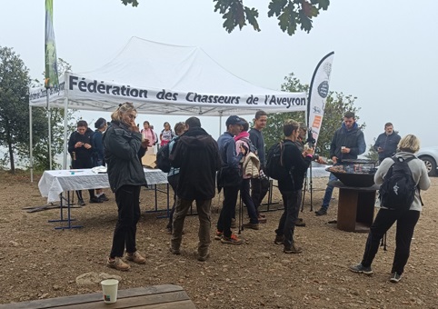 Les chasseurs font déguster