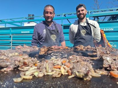Un brasero pour les chasseurs aveyronnais