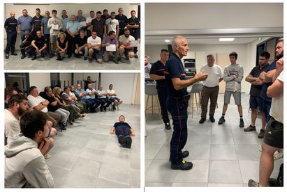 Les pompiers forment les chasseurs aux gestes qui sauvent