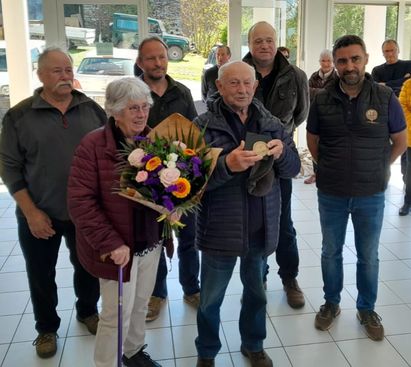 Clément Sol décoré de la médaille de la Fédération