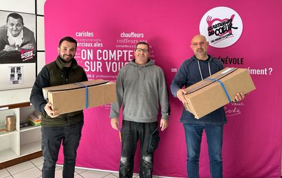 Près de 3 tonnes de dons