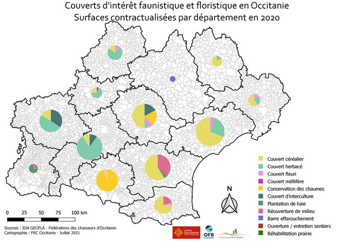 CIFF : 2500 ha aménagés en 2020 pour la biodiversité d'Occitanie !