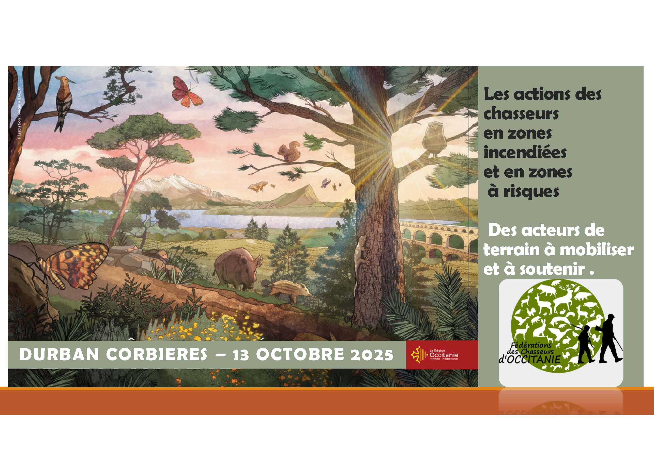 Agir avec le monde de la chasse pour la nature et la sécurité en zone à risque incendie
