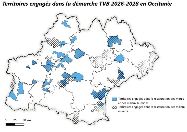 Carte des territoires TVB Carte des territoires TVB