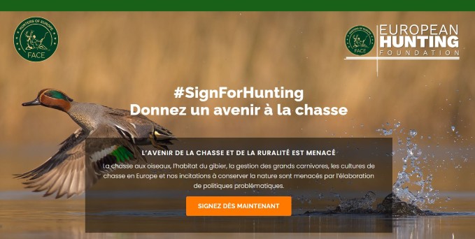 Donnez un avenir à la chasse : signez la pétition ! 