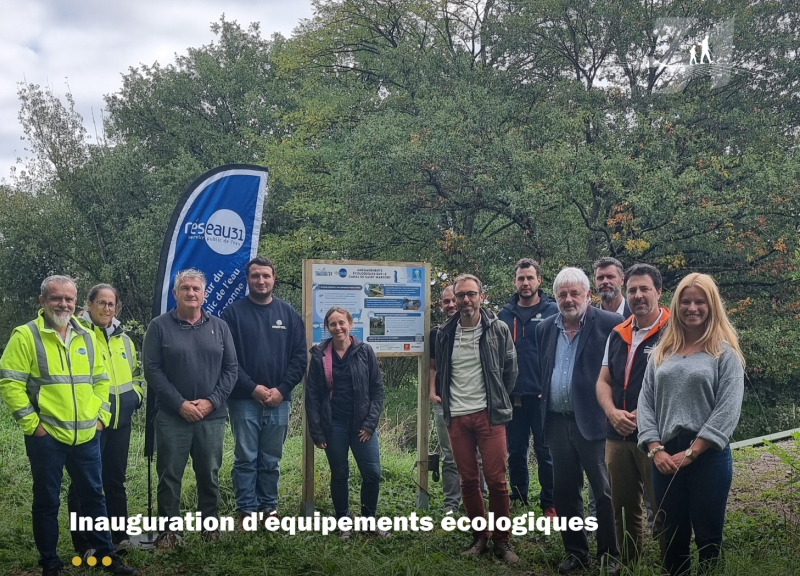 Inauguration passerelle et drome