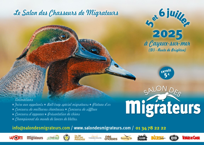 Bientôt le Salon des Migrateurs, prenez date !