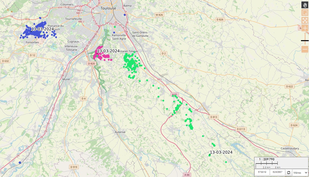 Les localisations des suivis GPS de sangliers sont à nouveau consultables sur internet
