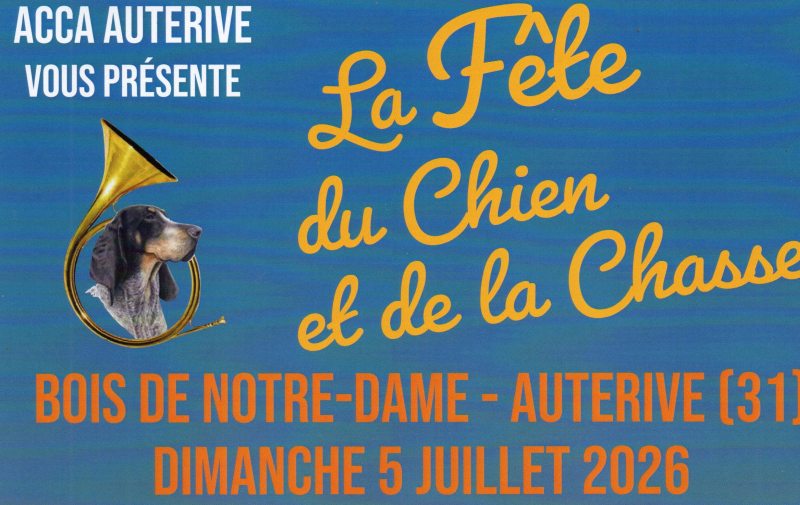 La fête du Chien et de la Chasse se prépare, prenez date !