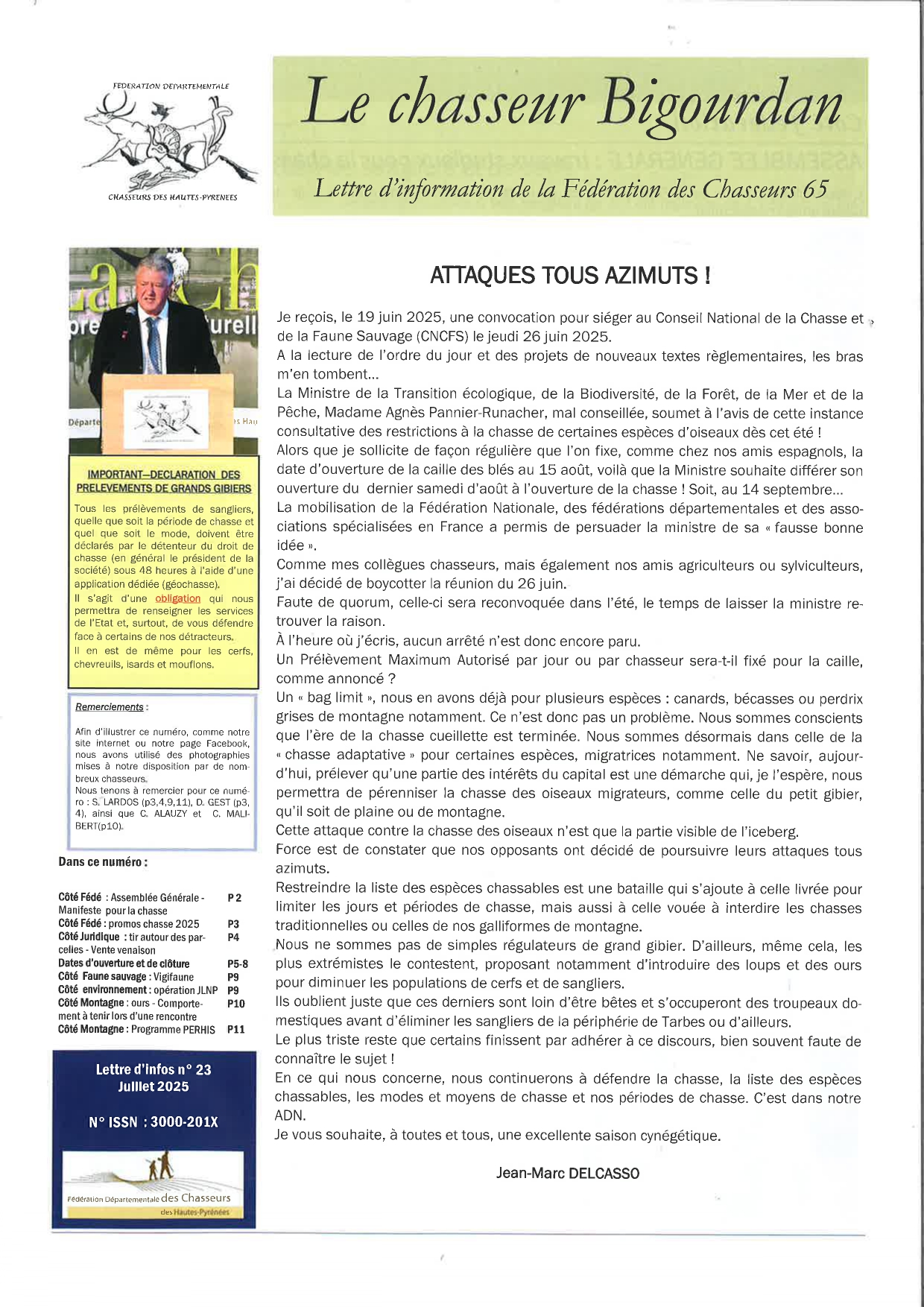 Le chasseur Bigourdan n°23