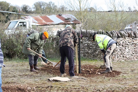 Ilot de Biodiversité : un chantier participatif sur la commune du Bastit