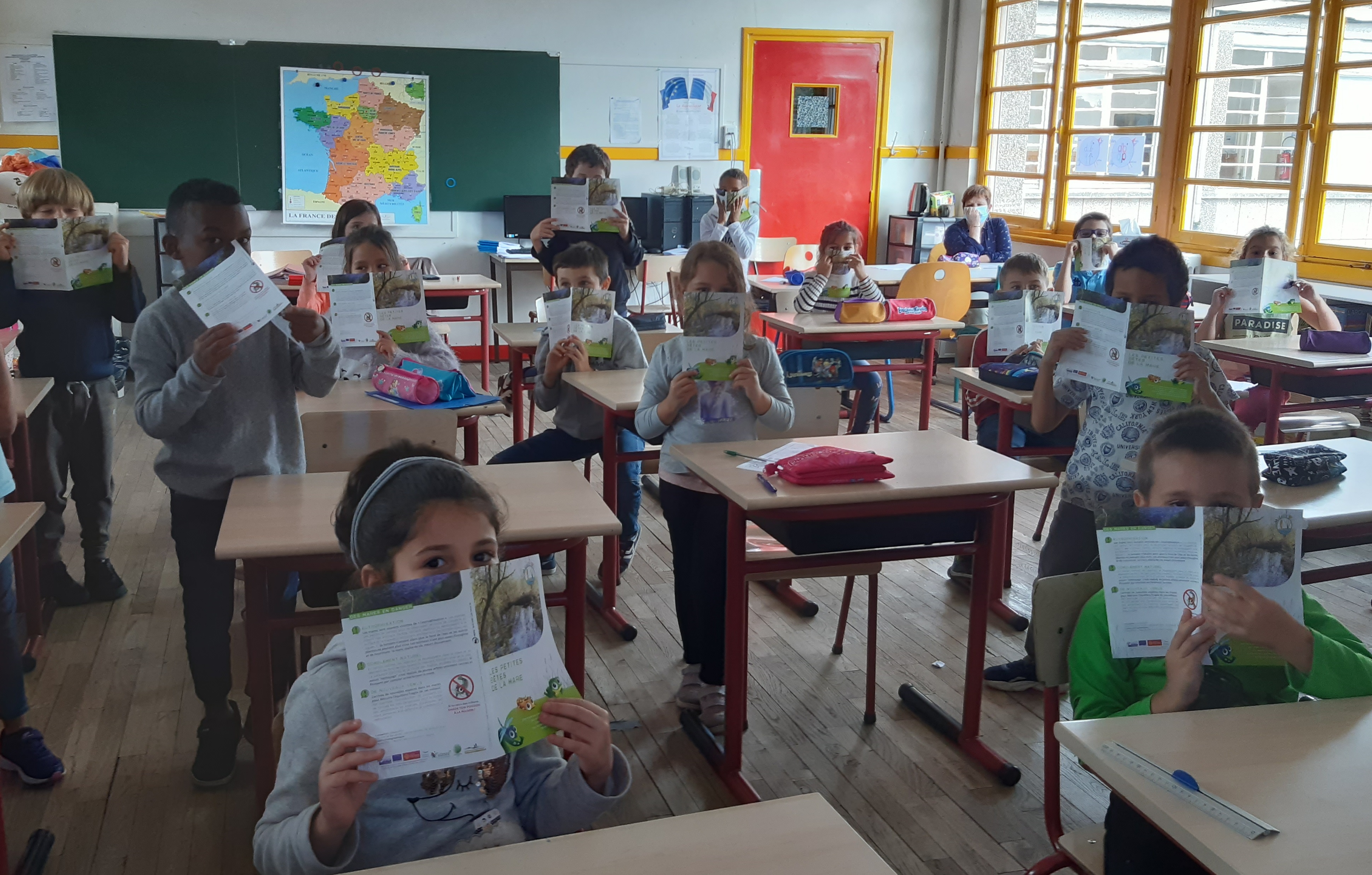 MILEOC 46 : Des animations scolaires sur le thème des mares !