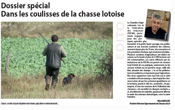 Dossier Chasse 2026 - Défense Paysanne 