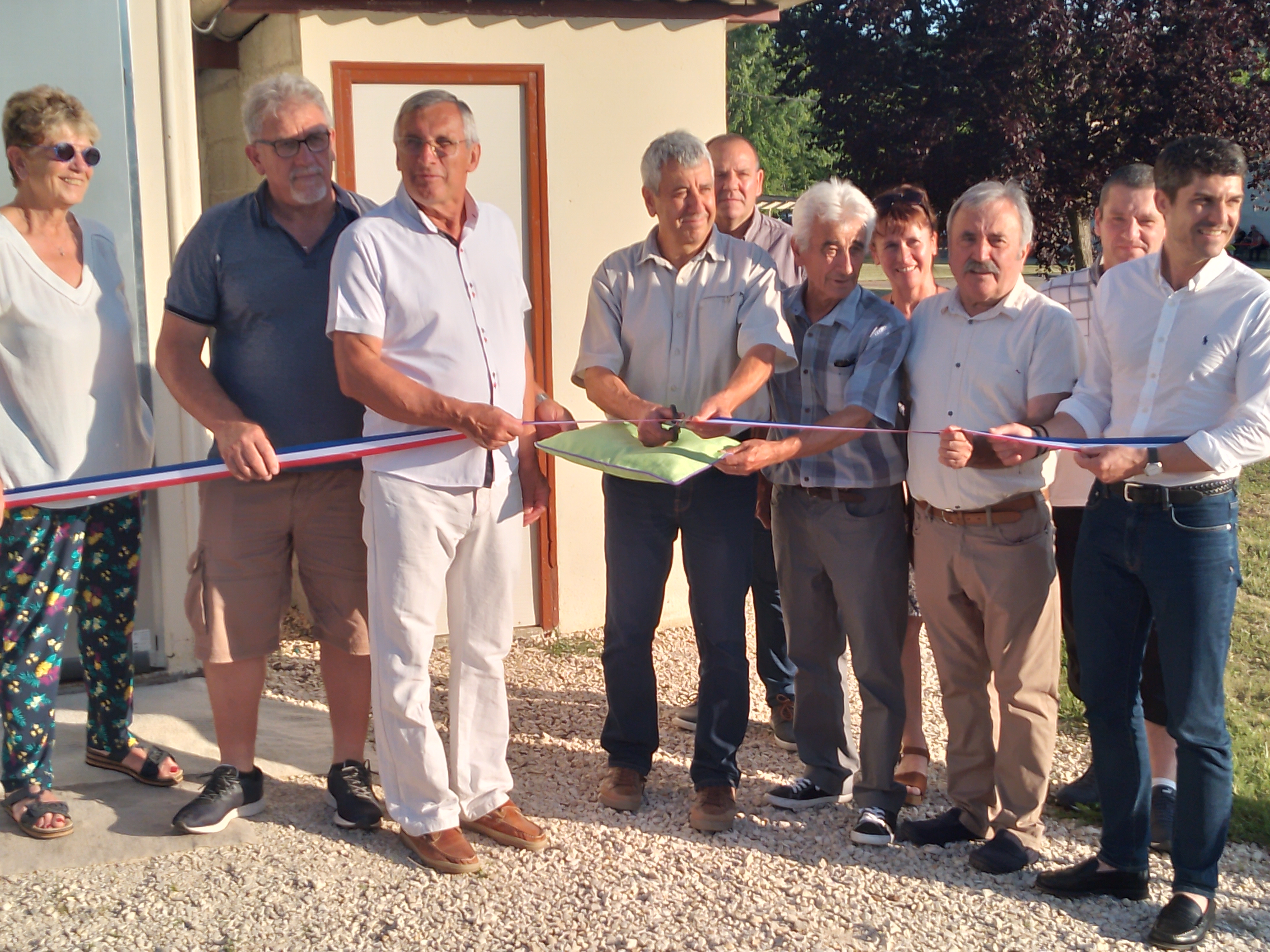 Saint-Laurent-Lolmie - Montcuq-en-Quercy-Blanc : inauguration du relais de chasse