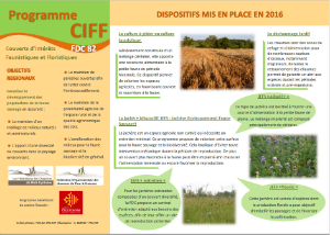 Bilan du programme pour les Couverts d'Intérêts Faunistiques et Floristiques dans le Tarn-et-Garonne