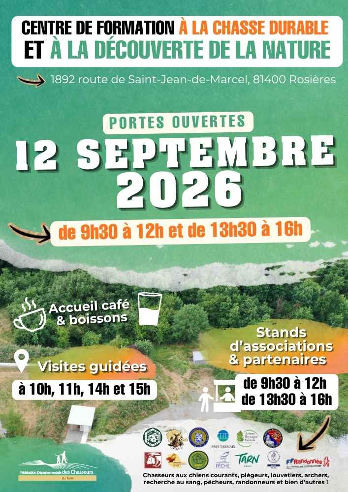 Portes Ouvertes du Centre de Formation le 12 septembre 2026