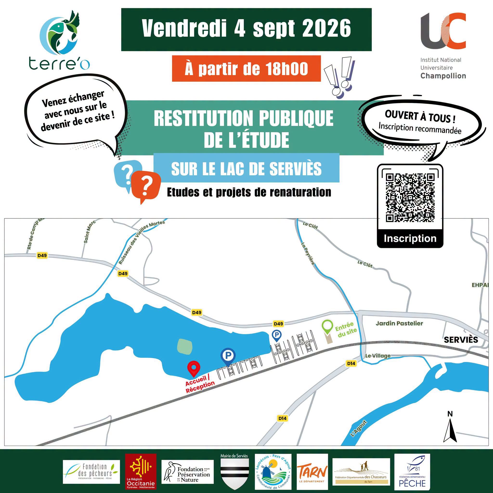 Restitution publique de l'étude sur le Lac de Serviès