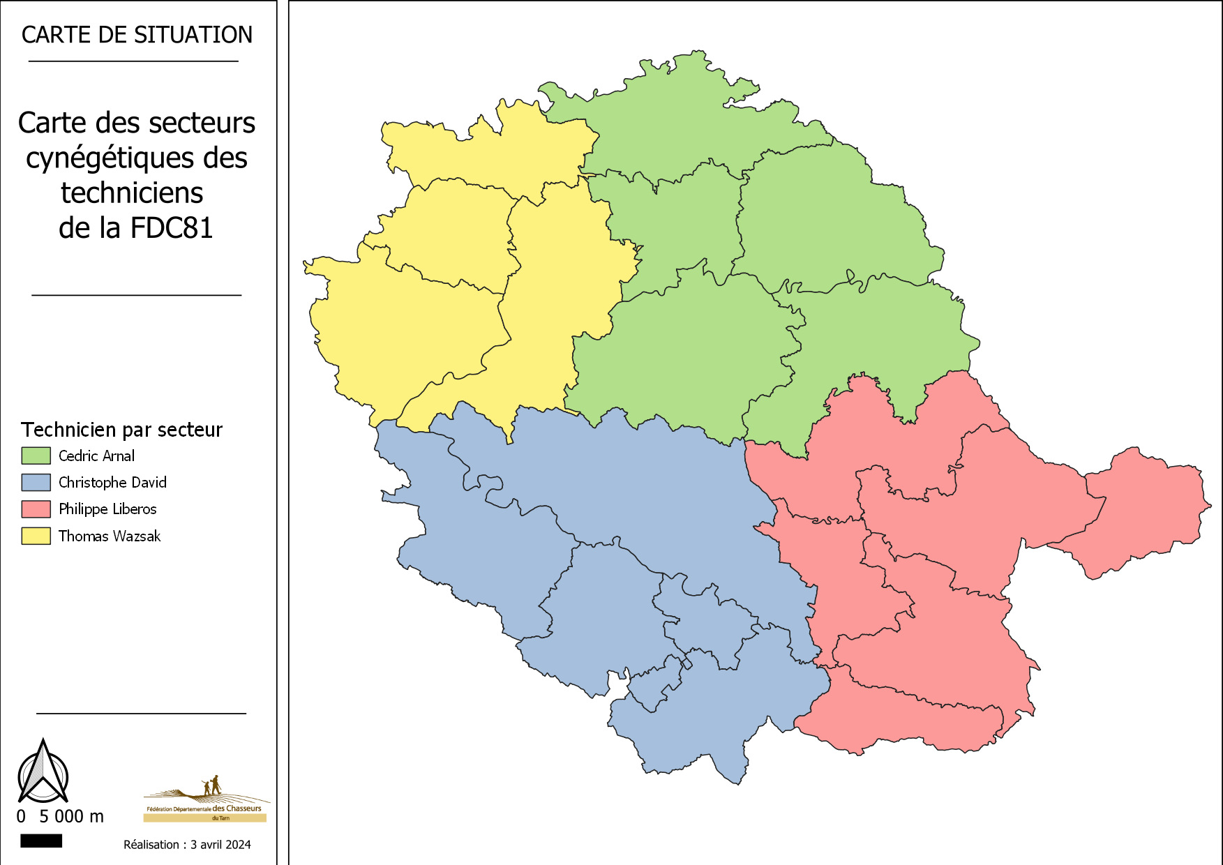 Secteurs des techniciens